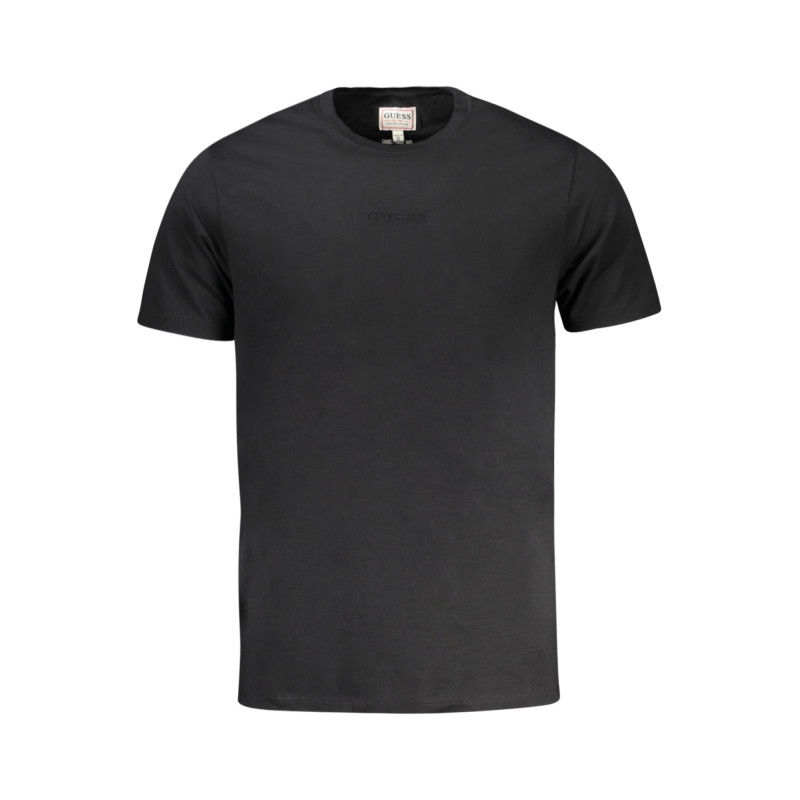 GUESS JEANS SHORT SLEEVE T-SHIRT MEN BLACK