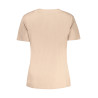 GUESS JEANS T-SHIRT MANICHE CORTE DONNA BEIGE