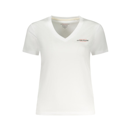 GUESS JEANS SHORT SLEEVE T-SHIRT WOMEN WHITE