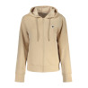 GUESS JEANS WOMEN&39S ZIP-UP SWEATSHIRT BEIGE