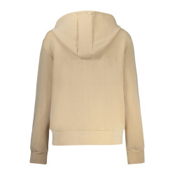 GUESS JEANS WOMEN&39S ZIP-UP SWEATSHIRT BEIGE