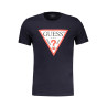 GUESS JEANS T-SHIRT MANICHE CORTE UOMO BLU