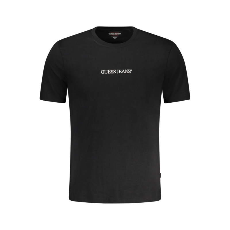 GUESS JEANS SHORT SLEEVE T-SHIRT MEN BLACK