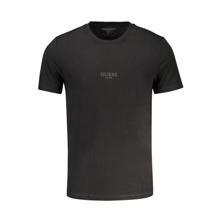 GUESS JEANS SHORT SLEEVE T-SHIRT MEN BLACK