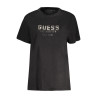 GUESS JEANS DAMEN KURZARM T-SHIRT SCHWARZ