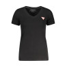 GUESS JEANS DAMEN KURZARM T-SHIRT SCHWARZ