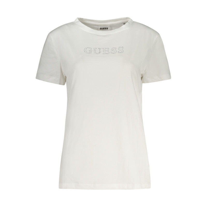 GUESS JEANS SHORT SLEEVE T-SHIRT WOMEN WHITE