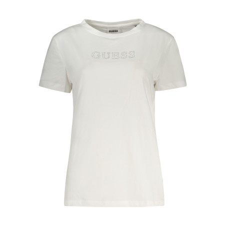 GUESS JEANS DAMEN KURZARM T-SHIRT WEISS