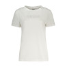 GUESS JEANS T-SHIRT MANICHE CORTE DONNA BIANCO