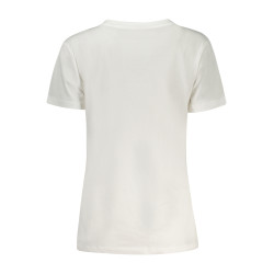 GUESS JEANS T-SHIRT MANICHE CORTE DONNA BIANCO