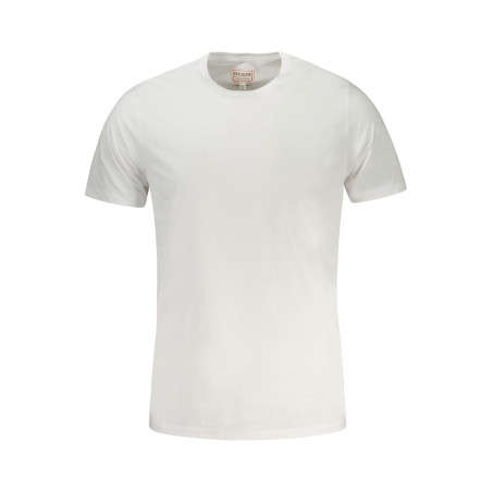 GUESS JEANS T-SHIRT MANICHE CORTE UOMO BIANCO