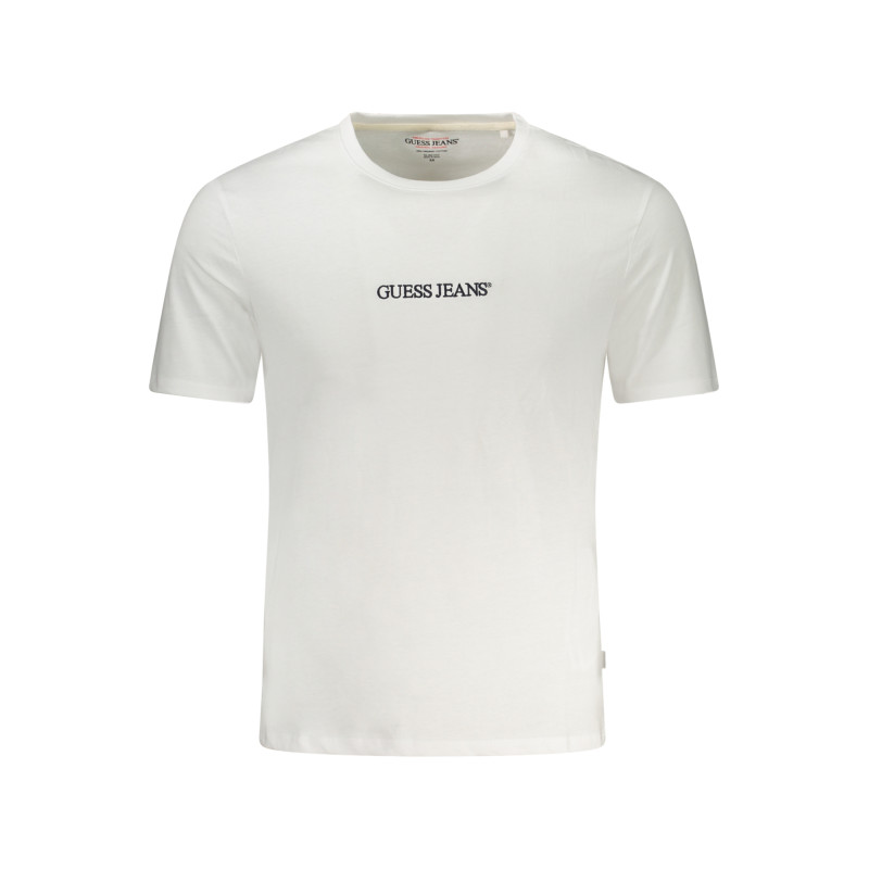 GUESS JEANS T-SHIRT MANICHE CORTE UOMO BIANCO