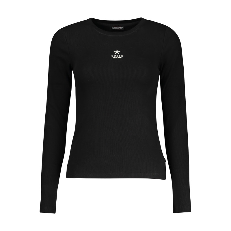 GUESS JEANS LONG SLEEVE T-SHIRT WOMEN BLACK