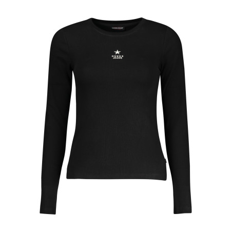 GUESS JEANS LONG SLEEVE T-SHIRT WOMEN BLACK