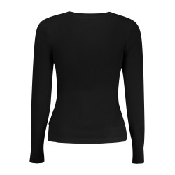 GUESS JEANS LONG SLEEVE T-SHIRT WOMEN BLACK