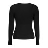 GUESS JEANS LONG SLEEVE T-SHIRT WOMEN BLACK