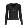 GUESS JEANS WOMEN&39S BLACK SWEATER