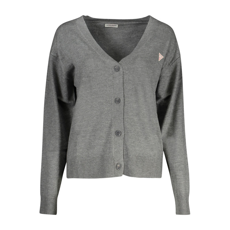 GUESS JEANS WOMEN&39S GRAY CARDIGAN