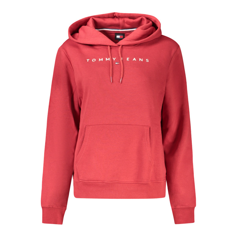 TOMMY HILFIGER ROTES SWEATSHIRT MIT REISSVERSCHLUSS FÜR DAMEN