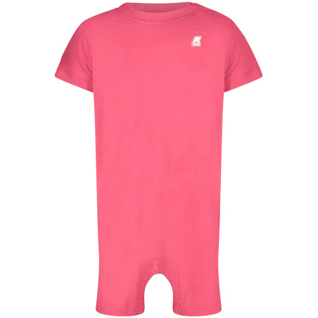 K-WAY BODY MANICHE CORTE BAMBINA ROSA