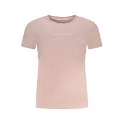 GUESS JEANS T-SHIRT MANICHE CORTE DONNA ROSA