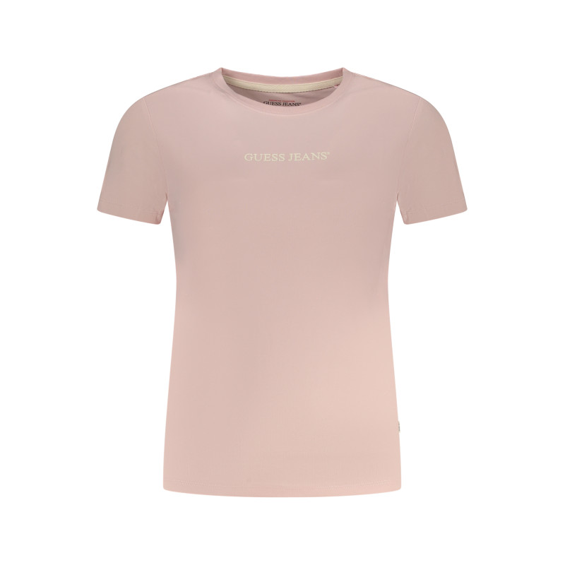 GUESS JEANS WOMEN&39S SHORT SLEEVE T-SHIRT PINK