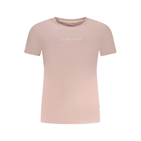GUESS JEANS WOMEN&39S SHORT SLEEVE T-SHIRT PINK