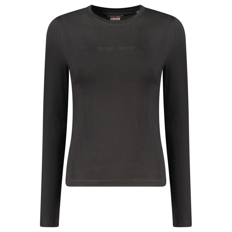 GUESS JEANS LONG SLEEVE T-SHIRT WOMEN BLACK