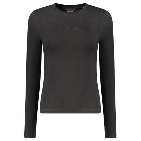 GUESS JEANS LONG SLEEVE T-SHIRT WOMEN BLACK