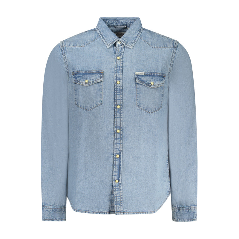 GUESS JEANS LANGARMHEMD HERREN BLAU