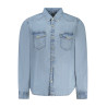 GUESS JEANS LANGARMHEMD HERREN BLAU