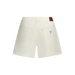 GUESS JEANS JEANS SHORT DONNA BIANCO