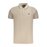 NORWAY 1963 POLO MANICHE CORTE UOMO BEIGE