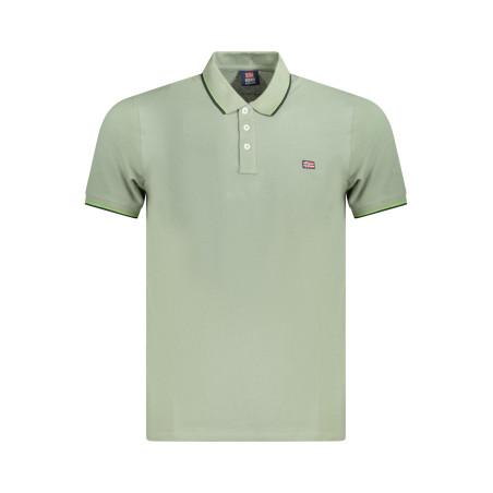 NORWEGEN 1963 HERREN KURZARM-POLO GRÜN