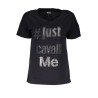 JUST CAVALLI DAMEN KURZARM T-SHIRT SCHWARZ