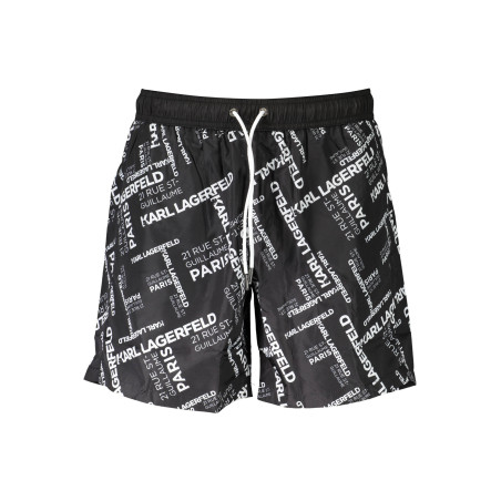 KARL LAGERFELD BEACHWEAR BADEANZUGTEILE UNTER HERREN SCHWARZ