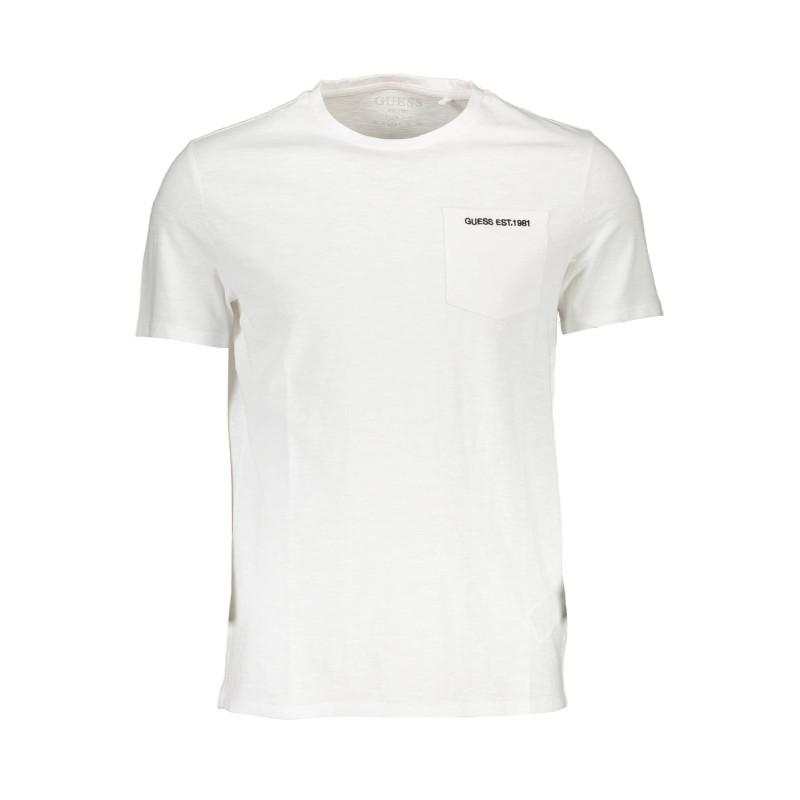 GUESS JEANS HERREN KURZARM T-SHIRT WEIß