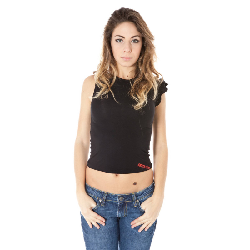 ZUELEMENTS DAMEN KURZARM T-SHIRT SCHWARZ