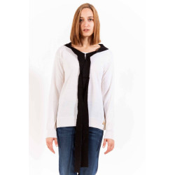WEIßER FRAUEN-SWEATER LOVE...