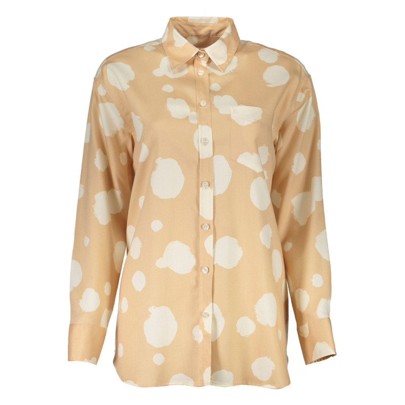 GANT LANGÄRMLIGES BEIGE-HEMD FÜR DAMEN