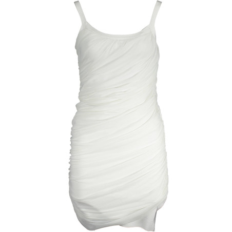 GUESS MARCIANO KURZES KLEID DAMEN WEIß