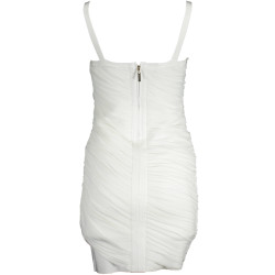 GUESS MARCIANO KURZES KLEID DAMEN WEIß