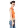 ZUELEMENTS DAMEN KURZARM T-SHIRT ORANGE