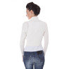 DATCH SHRUG LANGARM DAMEN WEISS