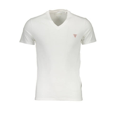 GUESS JEANS HERREN KURZARM T-SHIRT WEIß