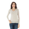 FRED PERRY WEISSER PULLOVER FÜR DAMEN