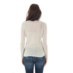 FRED PERRY WEISSER PULLOVER FÜR DAMEN