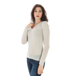 FRED PERRY WEISSER PULLOVER FÜR DAMEN