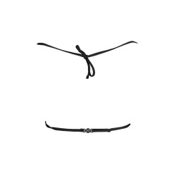 KARL LAGERFELD BEACHWEAR SWIMSUIT PARTS ABOVE YELLOW WOMAN