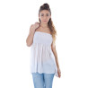 WEISSES BLUSHARD-TOP FÜR DAMEN